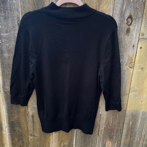 Torrid Black Keyhole Cutout Thin Sweater Sz. 1X - Picture 3 of 5